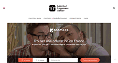 Desktop Screenshot of location-logement-senior.fr
