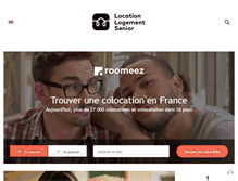 Tablet Screenshot of location-logement-senior.fr